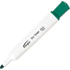 Integra ITA 33310 — Integra Chisel Point Dry-erase Markers - Chisel Marker Point Style - Green - 12 / Dozen