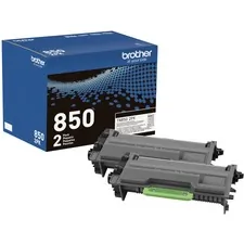 Brother TN8502PK — Brother High-Yield Black Toner Cartridge Twin Pack TN850 2PK - Laser - High Yield - 8000 Pages Black (Per Cartridge) - 2 Pack