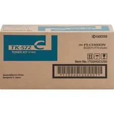 KYOCERA TK572C - Kyocera TK572C Toner Cartridge - Laser - 12000 Pages - Cyan 