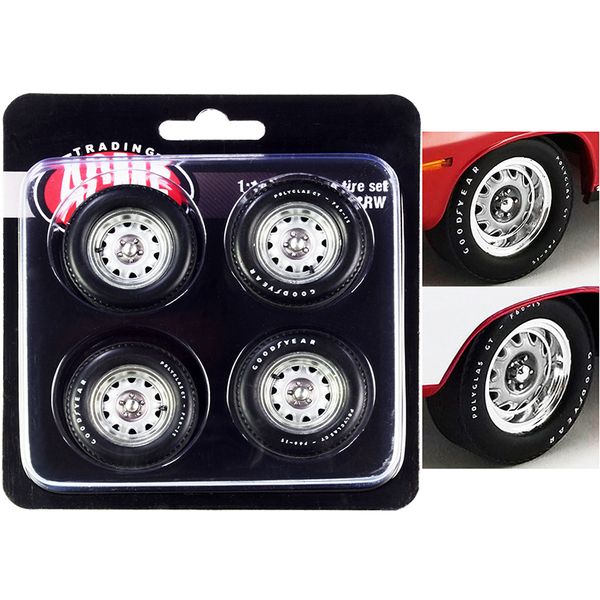 ACME UNITED CORPORATION A1806123RW - Mopar Rally Wheel and Tire Set of 4 pieces 118 by ACME A1806