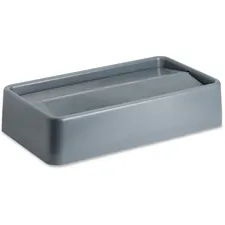 Genuine Joe GJO 02343 — Joe Space-Saving Container Swing Lid - Rectangular - 1 Each - Gray