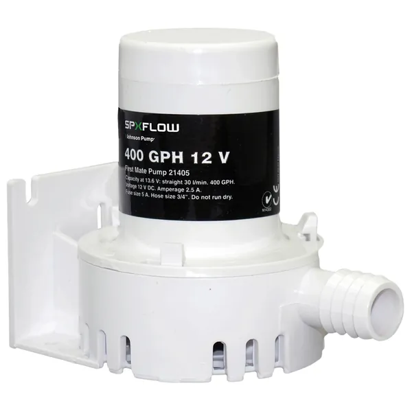 Johnson Pump JP-21405 — Johnson Pump 400 GPH Bilge Pump - 12V