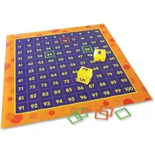 Learning Resources LRN LER1100 — Learning Resources Hip Hoppin' Hundred Mat Floor Game - Theme/Subject: Learning - Skill Learning: Number, Counting, Pattern Matching, Place Value, Problem Solving