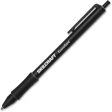 National Industries For the Blind 7520015425943 — SKILCRAFT EconoGard Antimicrobial Pen - Medium Pen Point - Retractable - Black - Black Barrel - 12 / Dozen