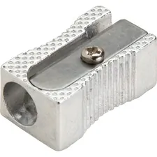 Integra ITA 42852 — Integra Aluminum Pocket Pencil Sharpener - 1 Hole(s) - Aluminum - Silver - 1 Each