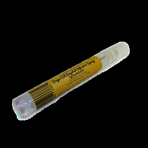 Cuarto Astral Llc CAB-860003338872 - Sage Oil Crystal Infusion Spray by CuartoAstral