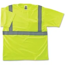 Tenacious Holdings Inc EGO 21503 — GloWear Class 2 Reflective Lime T-Shirt - Medium Size