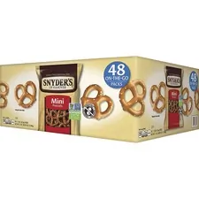 SnydersLance Inc SNY 088150 - Snyders Fat Free Mini Pretzels - Carton - 1.50 oz - 48  Cart
