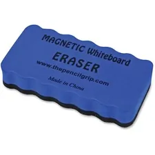 THE PENCIL GRIP TPG 35224 — The Pencil Grip Magnetic Whiteboard Eraser Class Pack - 2 Width x 4 Length - Used as Ink Remover, Dirt Remover, Mark Remover - Magnetic, Comfortable Grip, Ergonomic Design - Blue, Black - 24 / Box