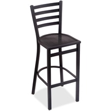 Holland Bar Stools Co HBC OD40030 - Holland Bar Stools OD400 Outdoor Stool - Black Steel Frame -