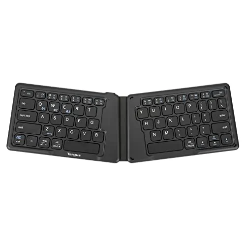 Targus AKF003US — FOLDABLE ERGONOMIC KEYBOARD W/ ANTIMICROBIAL DEFENSEGUARD BLACK