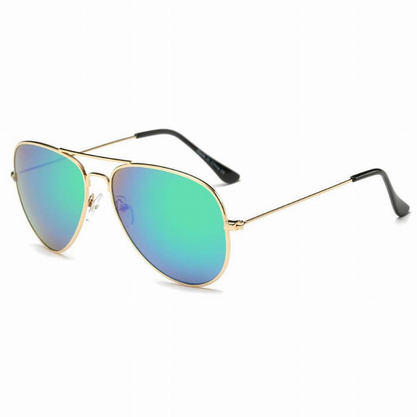 Iris Fashion Inc 3026-C4/GD1-GNC1 - Classic Pilot Mirrored Reflective Aviator Fashion Sunglasses