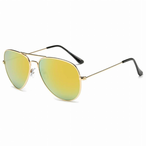 Iris Fashion Inc 3026-C5/GD1-PCK3 - Classic Pilot Mirrored Reflective Aviator Fashion Sunglasses