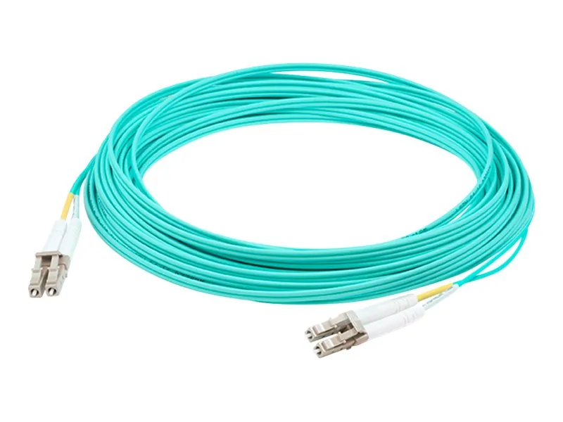 ADDON ADD-LC-LC-0-7M5OM4 — ADDON 0.7M LC TO LC AQUA OM4 DUPLEX OFNR (RISER-RATED) FIBER PATCH CABLE