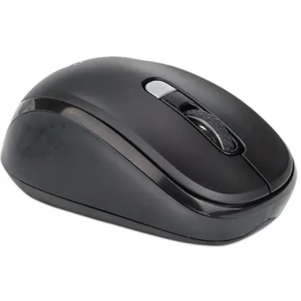 Manhattan 179904 - Wireless Ergonomic Optical Mouse with Adjustable DPI