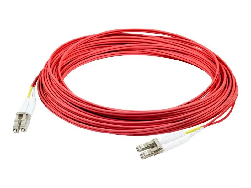 ADDON ADD-LC-LC-5M5OM4-RD — 5M LC M/M RED OM4 FIBER PATCH CBL