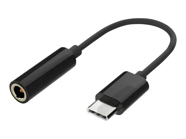 4XEM 4XUSBC35MMB — USB-C to 3.5mm Audio Adapter - Black