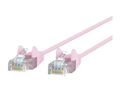 Belkin CE001B03-PNK-S — PATCH CABLE - UNSHIELDED TWISTED PAIR (UTP) - MALE LEFT GENDER - MALE RIGHT GEND