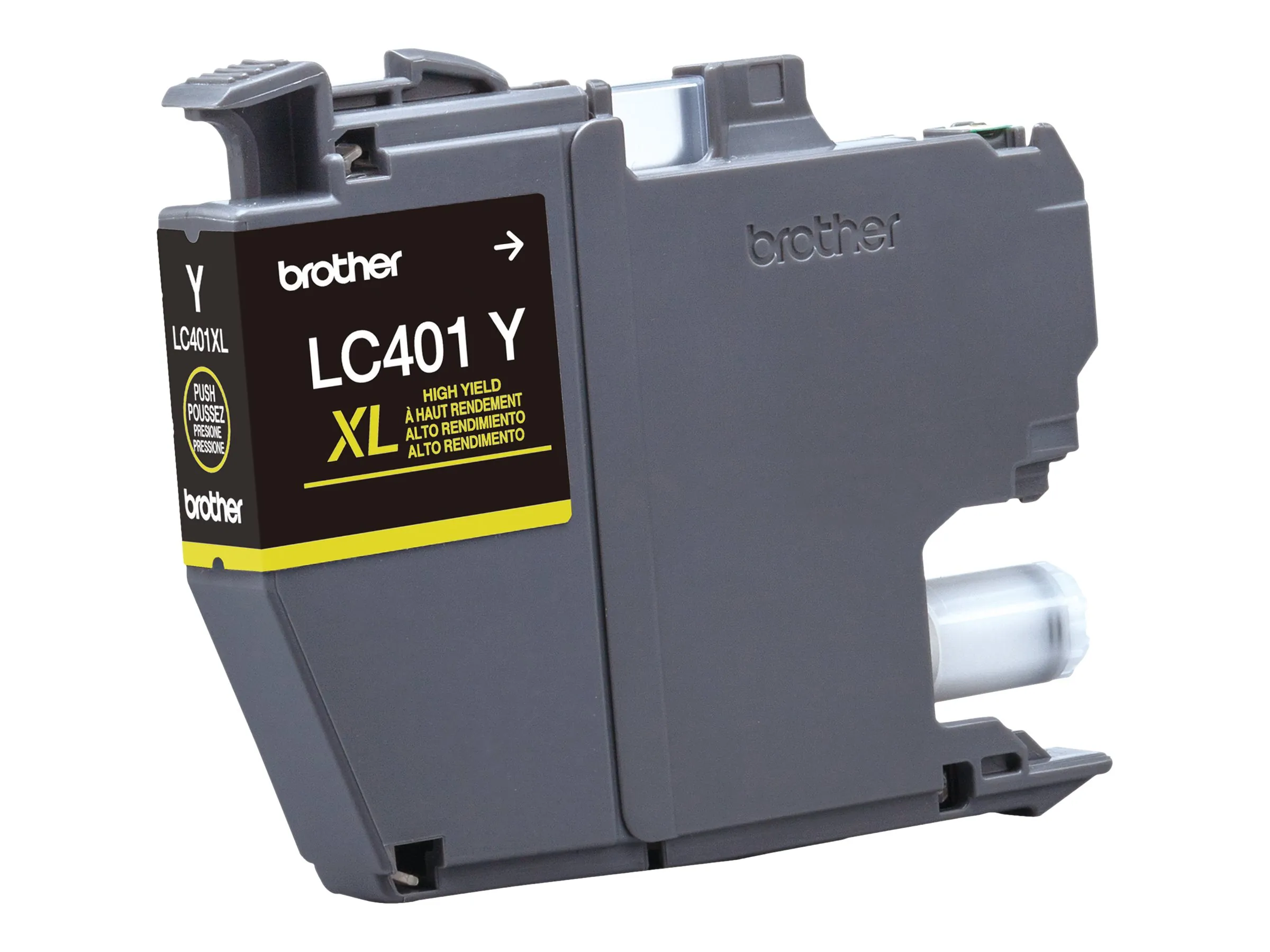 Brother LC401XLYS — HIGH YIELD YELLOW INK CARTRIDGE.