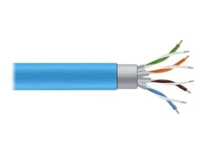 BLACK BOX CORPORATION C6ABC50-STR-BL-1000 — CAT6A 650-MHZ STRANDED ETHERNET BULK CAB