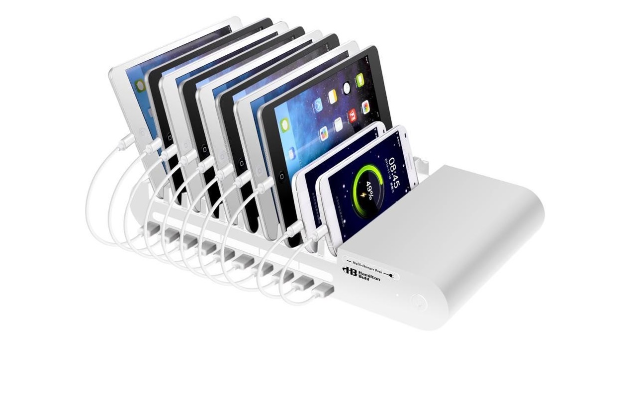 Hamilton Beach LTT-10 - Hamilton LTT-10 Buhl Award-Winning 10-Ports USB Charging Sta