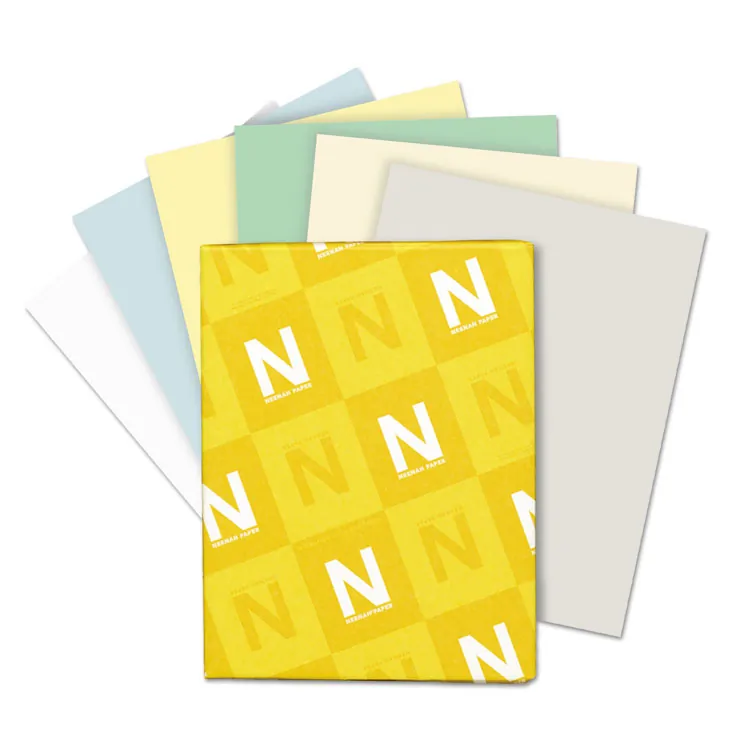 NEENAH PAPER WAU 82331 — Exact Inkjet, Laser Vellum Paper - Yellow - 92 Brightness - Letter - 8 1/2 x 11 - 67 lb Basis Weight - 250 / Pack - FSC