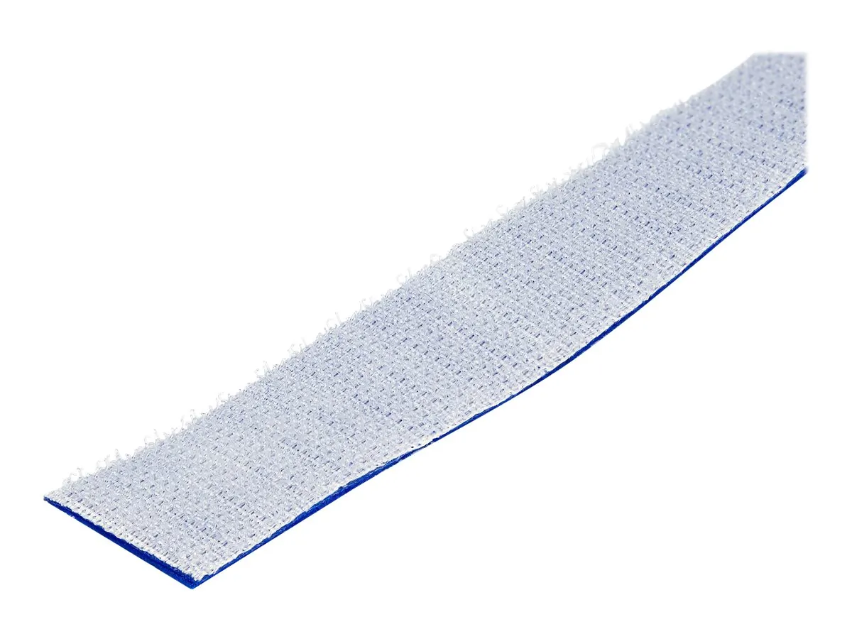 STARTECH HKLP25BL — 25FT BULK ROLL OF BLUE HOOK AND LOOP TAPE 3/4IN (19 MM) WIDE - CUT TO NEEDED LEN