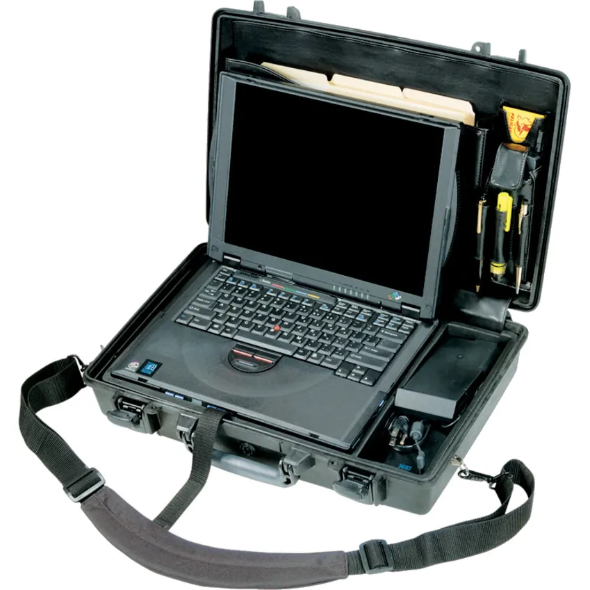 Pelican Products NWMPC-617002516-00 — Pelican 1490CC1 Computer Case With Lid Organizer and Tray Black 1490-003-110