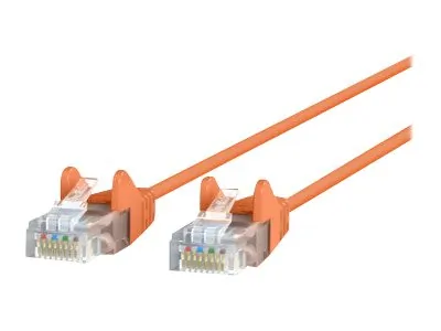 Belkin CE001B07-ORG-S — PATCH CABLE - UNSHIELDED TWISTED PAIR (UTP) - MALE LEFT GENDER - MALE RIGHT GEND