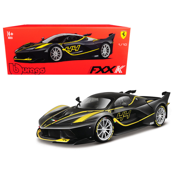 Bburago 16907bk - Ferrari FXX-K 44 Black with Yellow Stripes Signature Series 