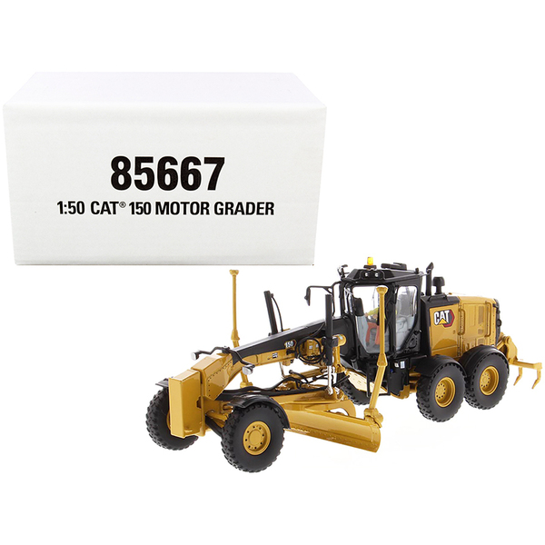 Diecast Masters 85667 - CAT Caterpillar 150 Motor Grader with Operator High Line Ser