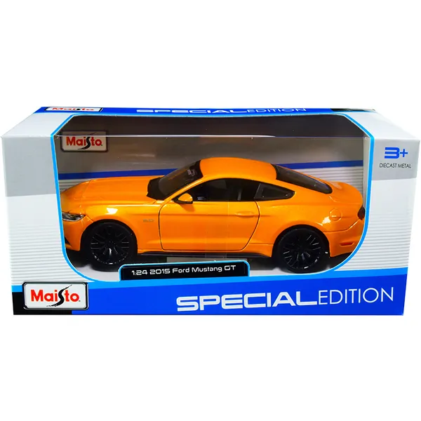 Maisto 31508or — 2015 Ford Mustang GT 5.0 Orange Metallic Diecast Model Car