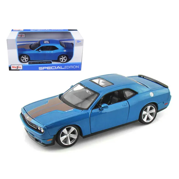 Maisto 31280bl — 2008 Dodge Challenger SRT8 Blue Metallic Diecast Model 1:24