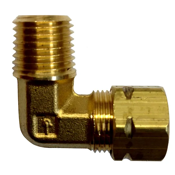 Uflex USA EF38-39472N — Uflex 90° Helm Fitting f/UP Series - 1/4" NPT to 3/8" COMP