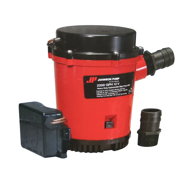 Johnson Pump 02274-001 — Johnson Pump 2200GPH Ultima Combo Auto Bilge Pump - 12V