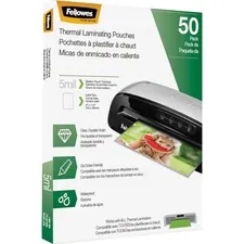 FELLOWES 5744501 — QUALITY LAMINATING POUCHES PROVIDE CLARITY AND DURABILITY. PRESERVE AND PROTECT
