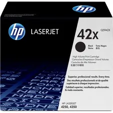 HP Q5942X — HP 42X (Q5942X) Toner Cartridge - Single Pack - Laser - 20000 Pages - Black - 1 Each