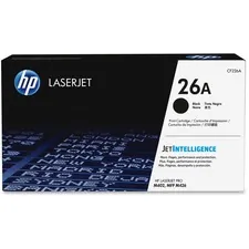 HP CF226A — HP 26A (CF226A) Toner Cartridge - Single Pack - Laser - 3100 Pages - Black - 1 Each