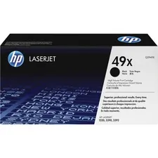 HP Q5949X — HP 49X (Q5949X) Toner Cartridge - Single Pack - Laser - 6000 Pages - Black - 1 Each