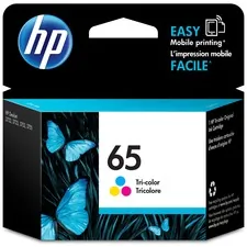 HP N9K01AN — HP 65 (N9K01AN) Ink Cartridge - Inkjet - 100 Pages - color - 1 Each