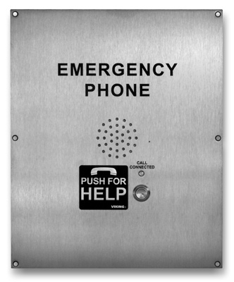 Viking Electronics VK-E-1600-02A-EWP - ADA Compliant Stainless Steel Emergency Phone with Dialer an