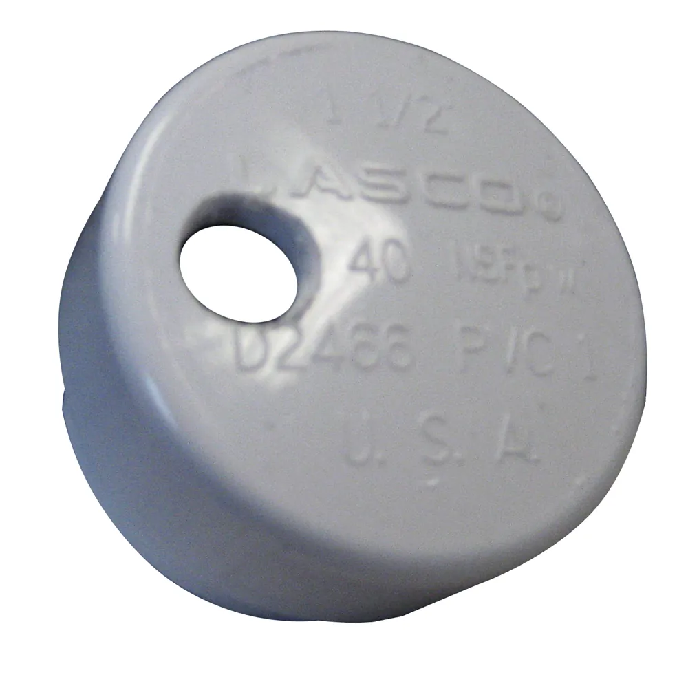 Lees Tackle NWCWR-31172 — Lee's PVC Drain Cap f/Heavy Rod Holders 1/4" NPT