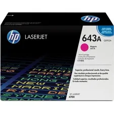 HP Q5953A — HP 643A (Q5953A) Toner Cartridge - Single Pack - Laser - 10000 Pages - Magenta - 1 Each