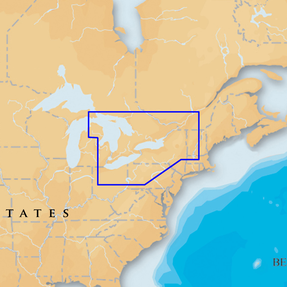 Navionics MSD/901P+ - Navionics Platinum+ - East Great Lakes - microSD&trade;SD&tr