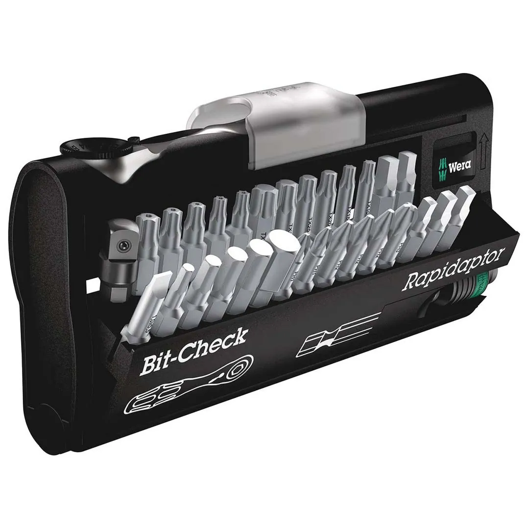 WERA 05346293001 — Wera 1/4" Drive Bit Set with Case - 30 Pieces