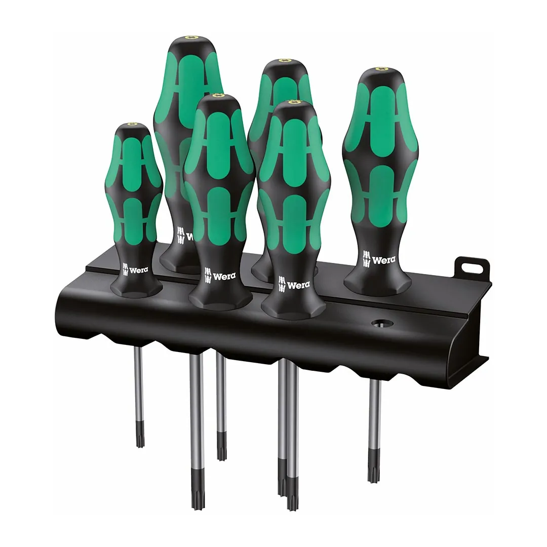 WERA 05028062001 — Wera 6-Piece TORX Screwdriver Set with Storage Rack