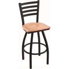 Holland Bar Stools Co HBC 41030BWDCM - Holland Bar Stools Bar Stool Jackie Swivel Stool - Black Hig