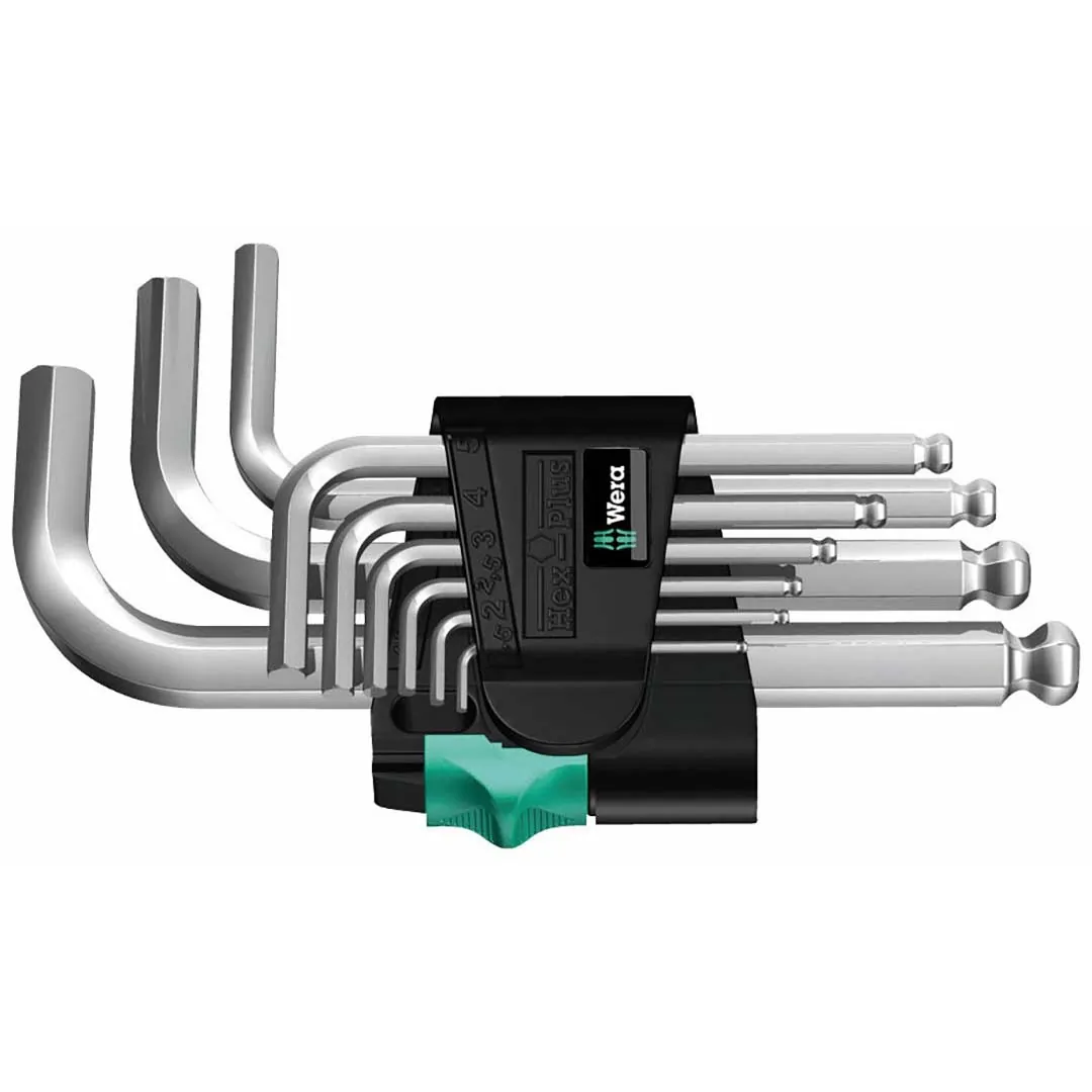 WERA 05133163001 — Wera 950 PKS/9 SM N Hex Key Set - 9-Piece Set