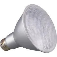 Satco Products Inc SDN S29431 — Satco PAR 30 LN LED Bulb - 12.50 W - 75 W Incandescent Equivalent Wattage - 120 V AC - 1000 lm - Parabolic Reflector - PAR30LN Size - Clear - Warm White Light Color - E26 Base - 25000 Hour - 4940.3°F (2726.8°C) Color Temperature - 90 CRI - 40° Beam Angle - Dimmable - 1 Each