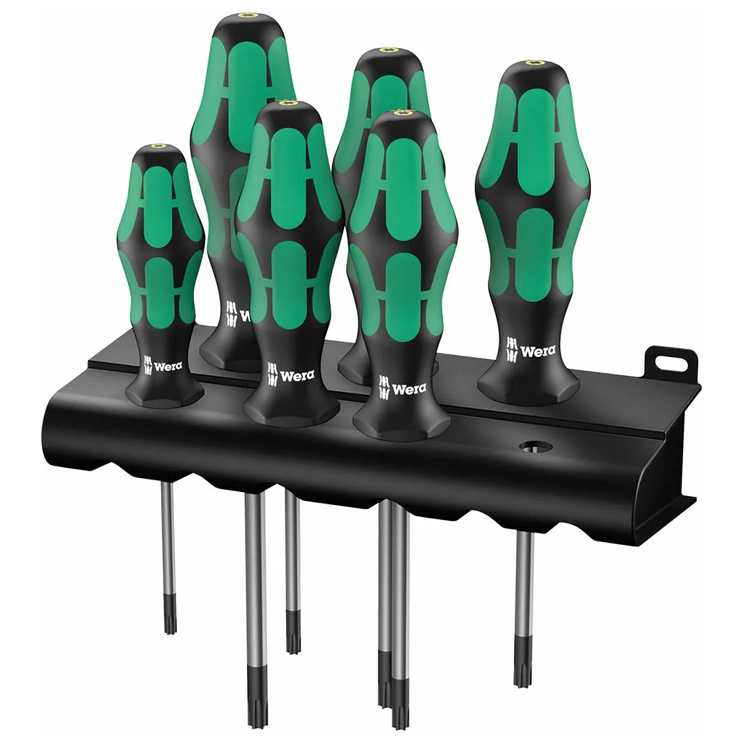 WERA 05028059001 — Wera TORX Screwdriver Set with Rack - 6 Pieces